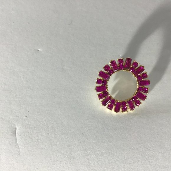 J.Crew Pave Circle Crystal Earrings - Picture 4 of 5